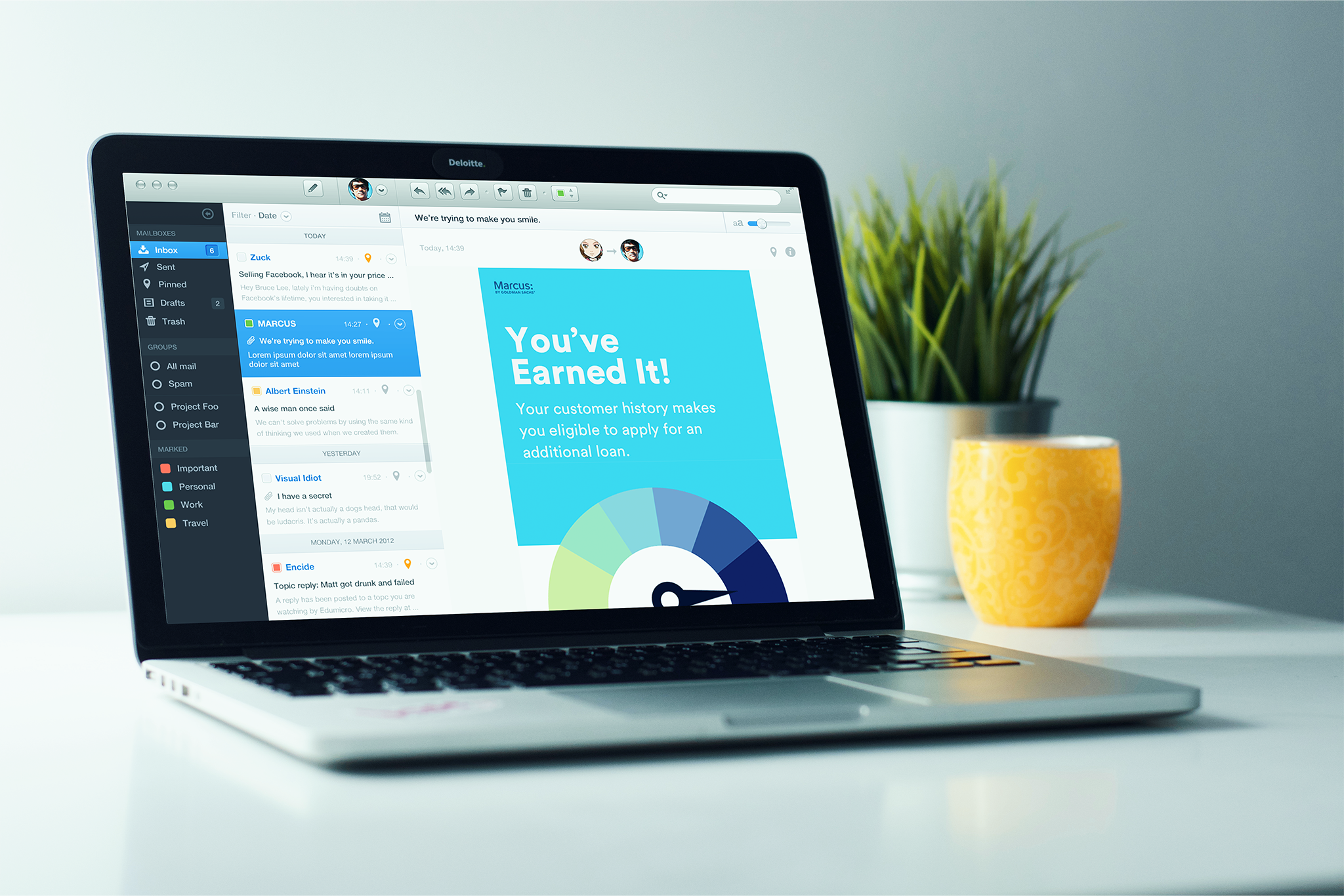 Marcus Concurrent Loan Email